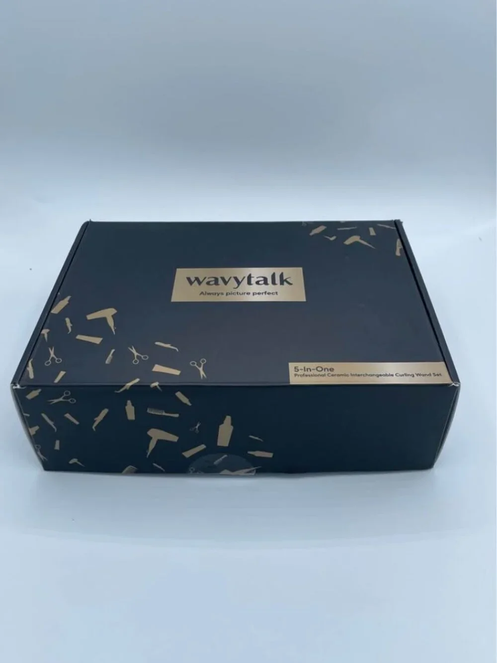 Wavytalk 5 in 1 Professional Interchangeable Curling Wand Set - NEW